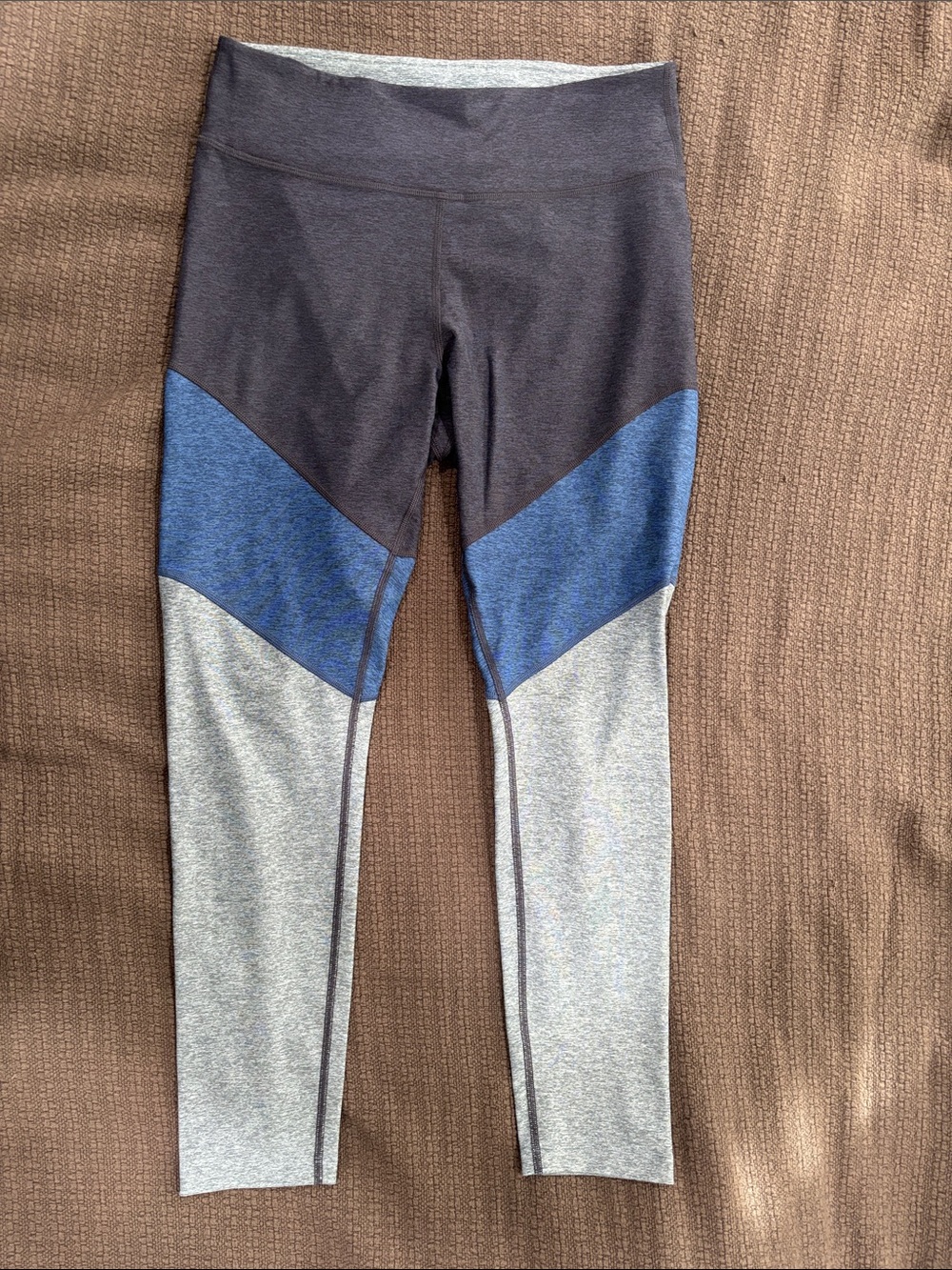 Outdoor Voices Colorblock Leggings - Navy Blue, Royal Blue & Baby Blue